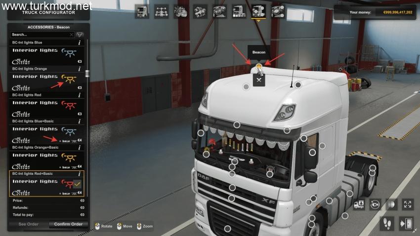ETS2 - BC-Interior Belka Accessory V0.8.0