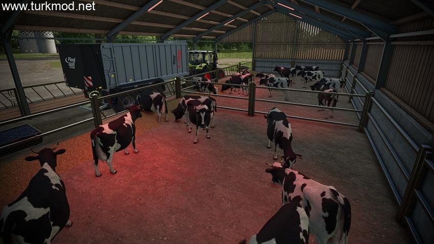 FS25 - Medium Cow Barn V1.0