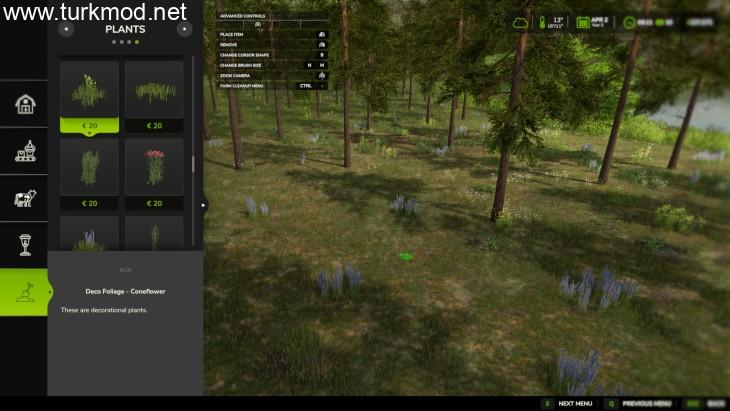 FS25 - All Decorative Foliage V1.0.1 FS25 - All Decorative Foliage V1.0.1