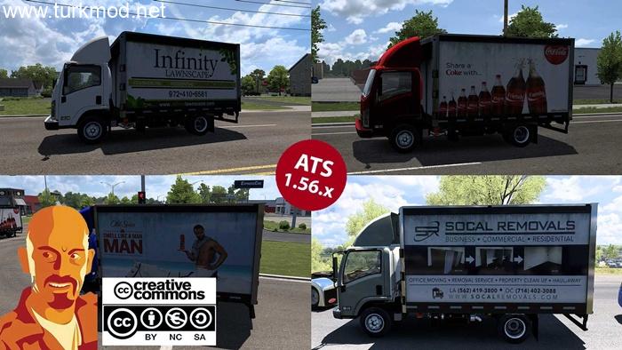ATS - Box Truck Traffic Pack V1.0 ATS - Box Truck Traffic Pack V1.0