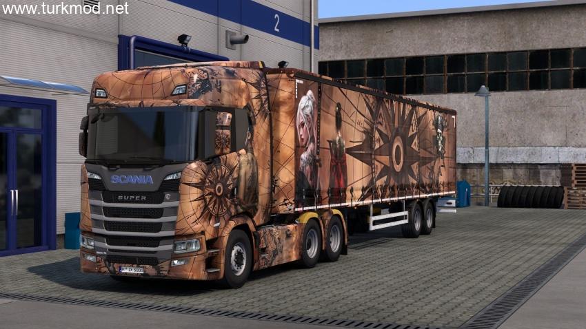 ETS2 - Pirate Woman Skin V2.0