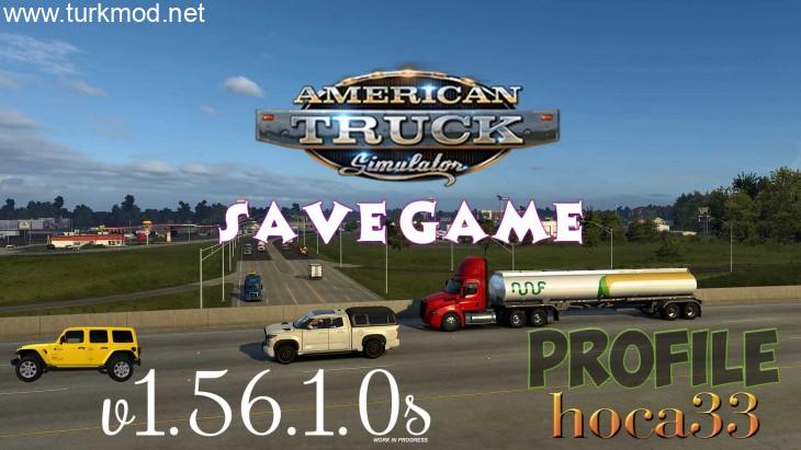 ATS - Save Game (Profile) V1.56.1.0s ATS - Save Game (Profile) V1.56.1.0s