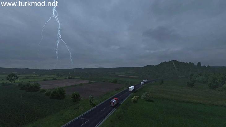 ETS2 - Realistic Weather System V1.9