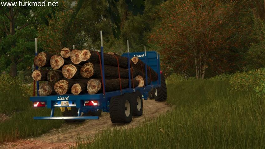 FS25 - Lizard 28FT Timber Trailer V1.0