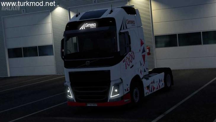 ETS2 - Girteka Logistics 7000th Truck Special Skin V1.0 (1.56) ETS2 - Girteka Logistics 7000th Truck Special Skin V1.0 (1.56)