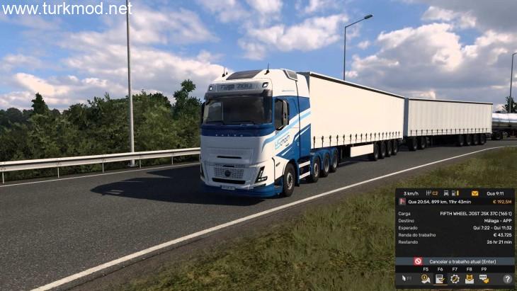 ETS2 - Fifth Wheel Jost JSK 37C Trailer V1.0 ETS2 - Fifth Wheel Jost JSK 37C Trailer V1.0