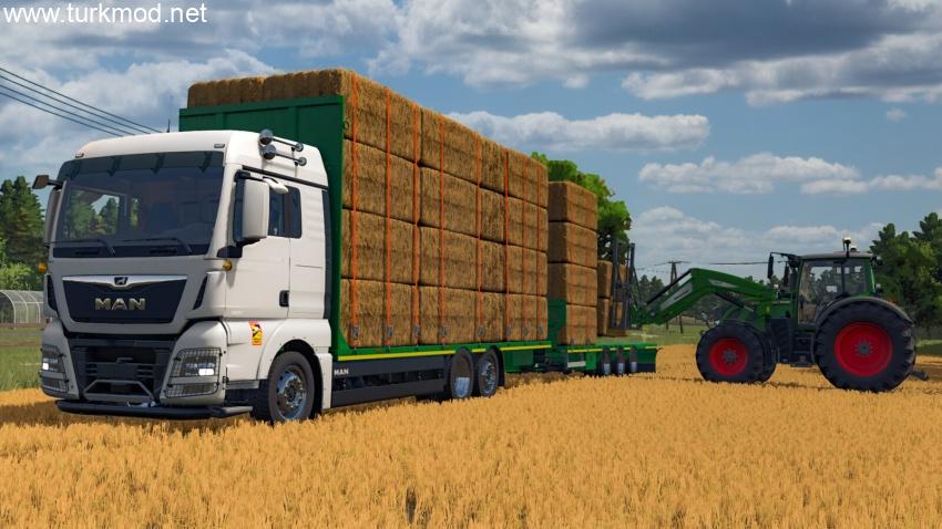 FS25 - MAN TGX 6x2 Straw Bale V1.0
