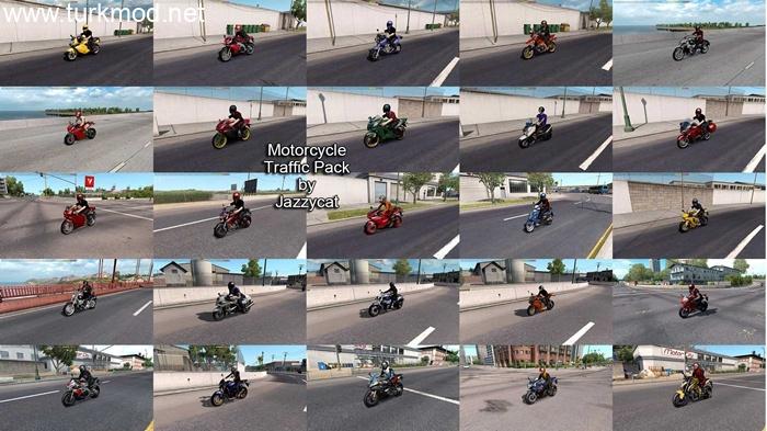 ATS - Motorcycle Traffic Pack V6.5.10 ATS - Motorcycle Traffic Pack V6.5.10