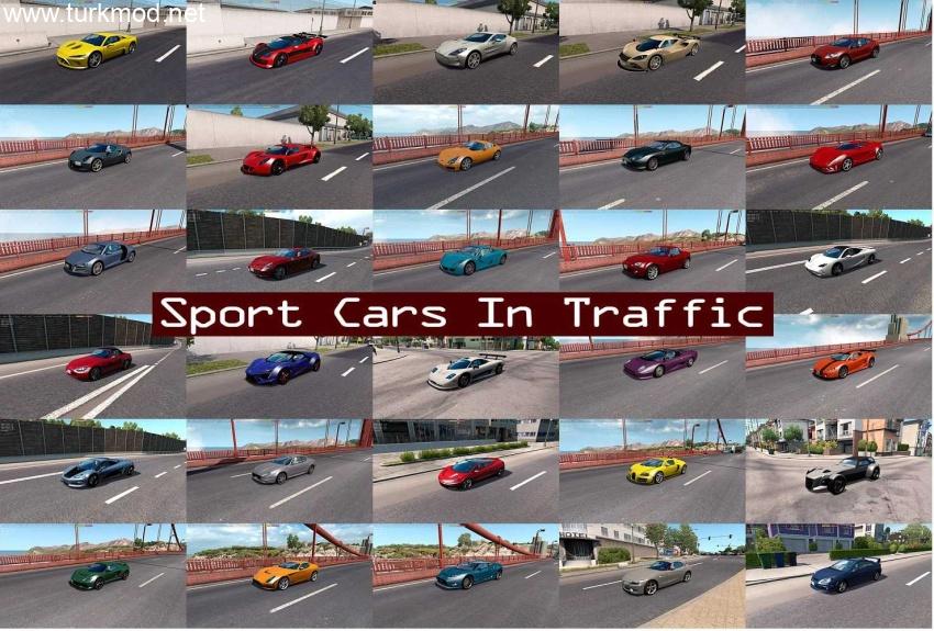 ATS - Sport Cars Traffic Pack V12.7.10