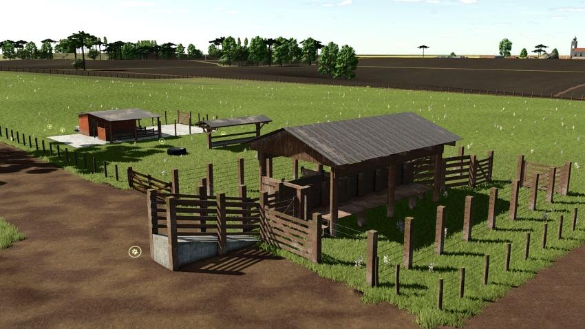 FS25 - Cow Pasture With Milking Barn V1.0.0.1