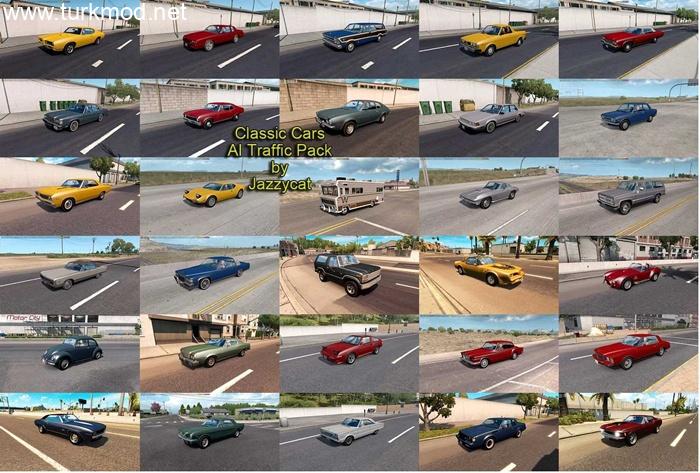 ATS - Classic Cars AI Traffic Pack V9.0.9 ATS - Classic Cars AI Traffic Pack V9.0.9