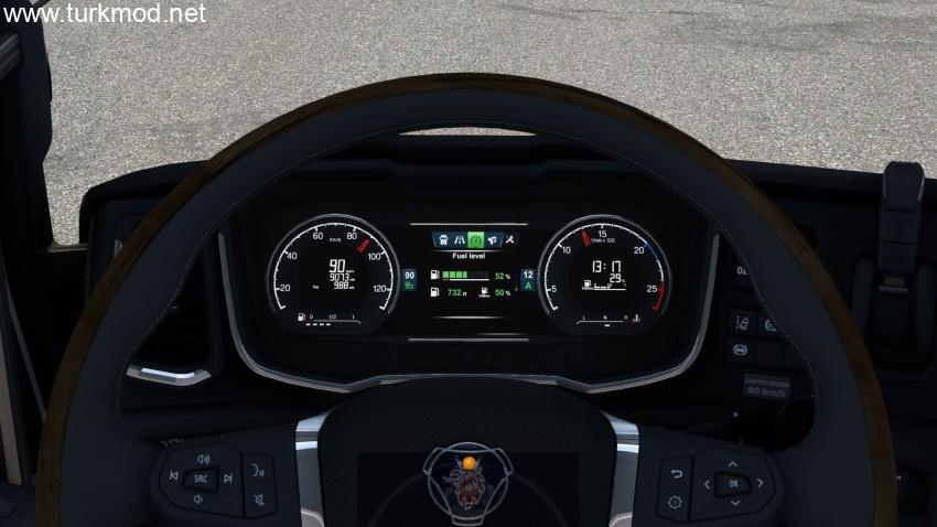 ETS2 - Scania NG Improved Dashboard V5.1