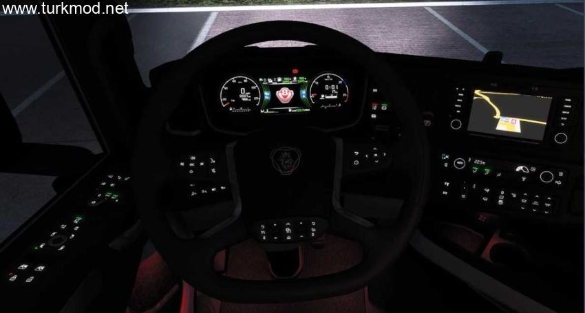 ETS2 - Scania 2016 S & R Custom Dashboards V2.4.2