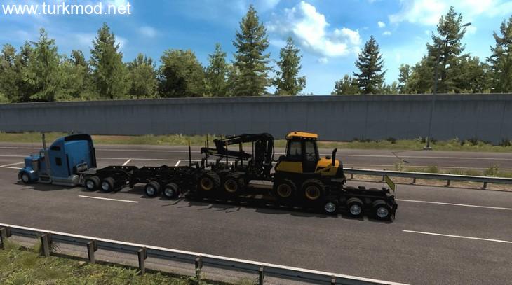 ATS - Multiple Trailers in Traffic Mod V1.56.2