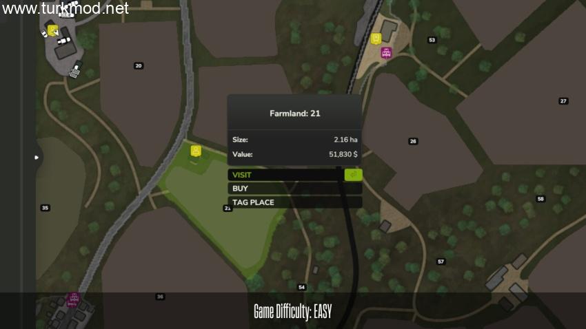 FS25 - Farmland Cost By Difficulty V1.0