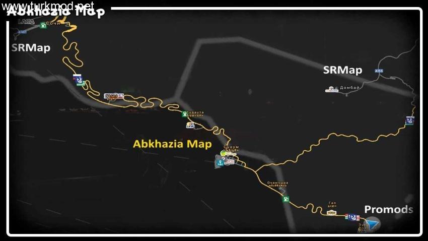 ETS2 - Abkhazia Map V1.1
