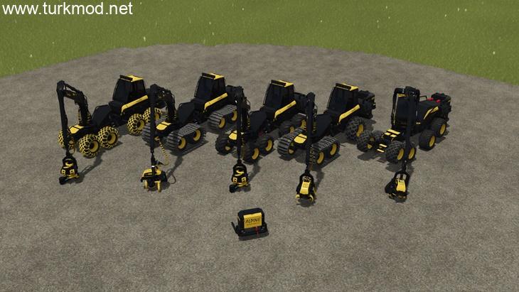 FS25 - Ponsse Harvester Pack V1.0.0.1