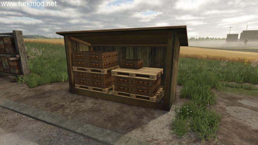 FS25 - Wooden Honey Shed V1.0.1.0