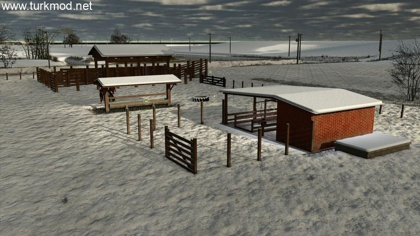 FS25 - Cow Pasture With Milking Barn V1.0.0.1