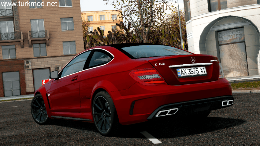 City Car Driving 1.5.9.2 - Mercedes-Benz C63 W204 Coupe 2012