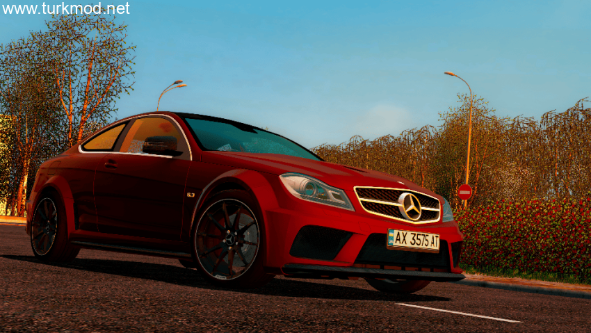 City Car Driving 1.5.9.2 - Mercedes-Benz C63 W204 Coupe 2012