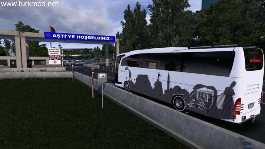 ETS2 - Afyon Kale Tourism Bus Wrap Skin V1.57