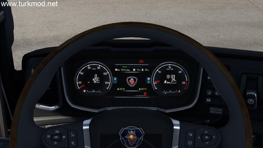 ETS2 - Scania NG Improved Dashboard V5.1