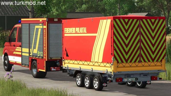 FS25 - MAN TGE TSF-W Truck & Stema Trius Firefighter Trailer V1.0 FS25 - MAN TGE TSF-W Truck & Stema Trius Firefighter Trailer V1.0