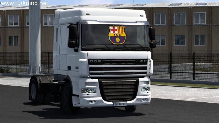 ETS2 - Daf Xf 105 Barcelona Sticker V1.57