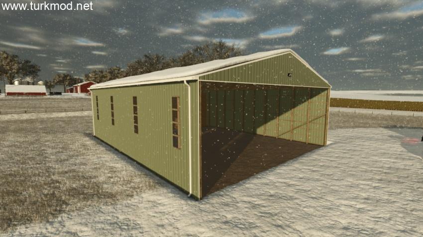 FS25 - 60x80 Bale Shed V1.0