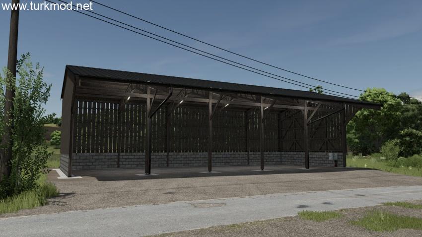 FS25 - Constructible Wood Shed V1.0