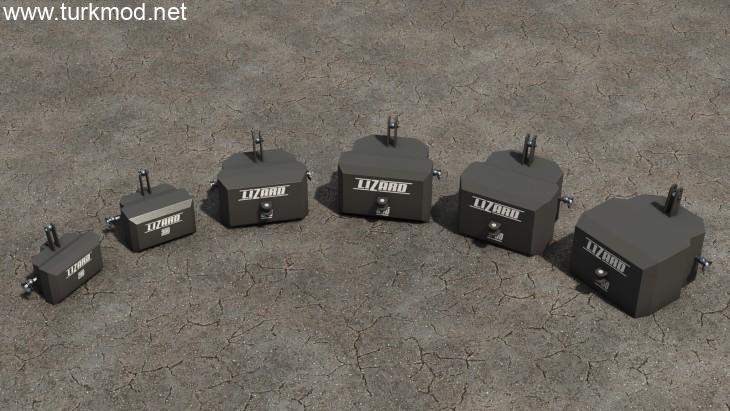 FS25 - Lizard Weight Pack V1.0 FS25 - Lizard Weight Pack V1.0