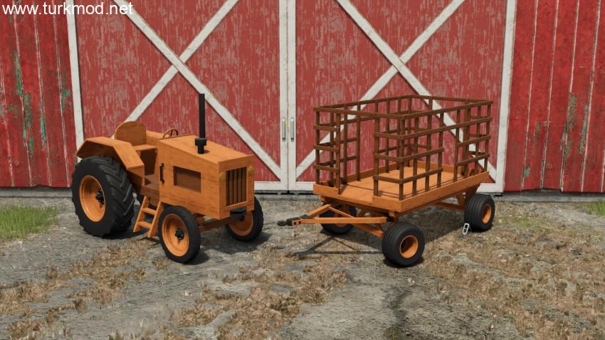 FS25 - Wooden Tractor Set V1.0
