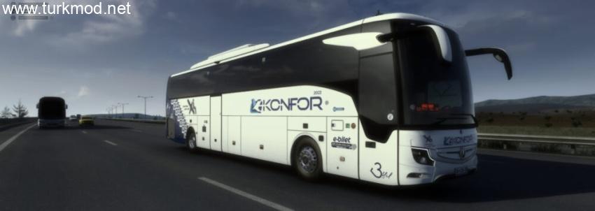ETS2 - Mercedes-Benz Tourismo Konfor Turizm XL New Skin