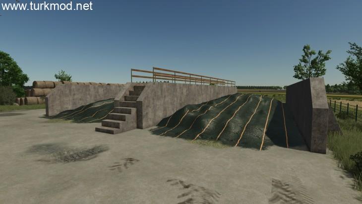 FS25 - Double Bunker Silo V1.0 FS25 - Double Bunker Silo V1.0
