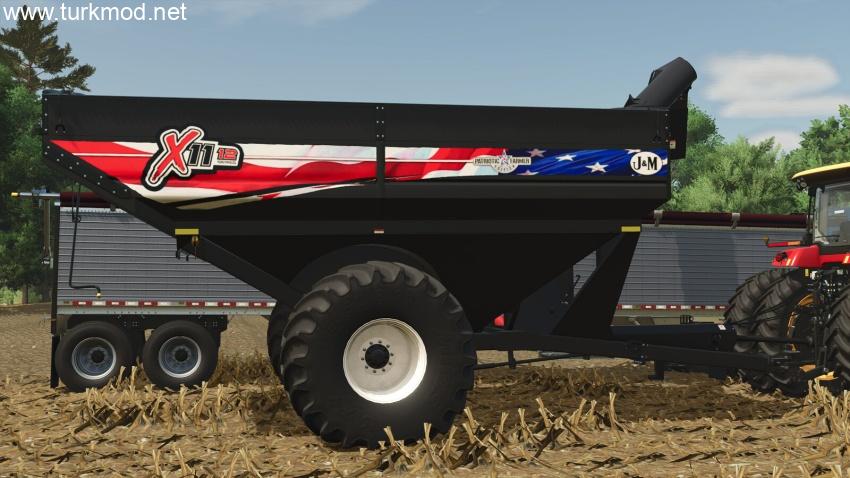 FS25 - JM X-Tended Reach 1112 Patriotic Farmer Edition US V1.0