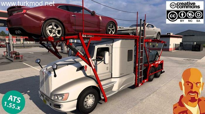 ATS - Kenworth T660 Car Hauler V2.0 ATS - Kenworth T660 Car Hauler V2.0