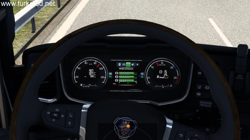 ETS2 - Scania NG Improved Dashboard V5.1