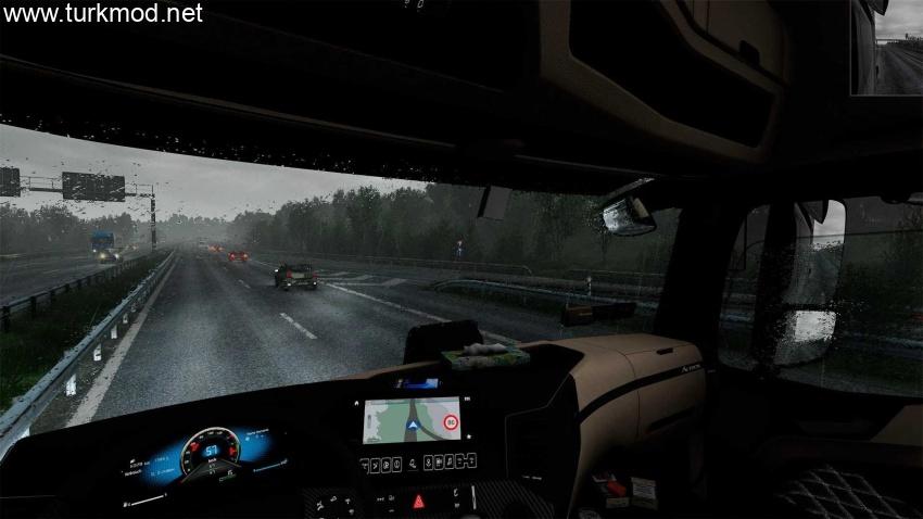ETS2 - Realistic Rain V5.1.1