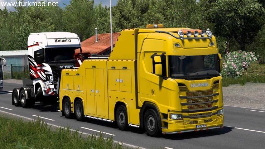 ETS2 - Scania NG S Wrecker Truck V1.56