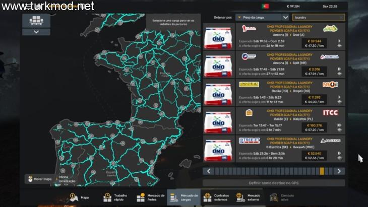 ETS2 - Omo Professional Laundry Powder Soap 5.6 KG Trailer V1.56