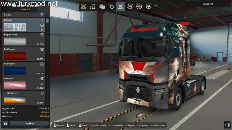 Renault T Templari Skin