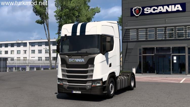 Scania V8 Open Pipe Sound SJ Concept V0.9