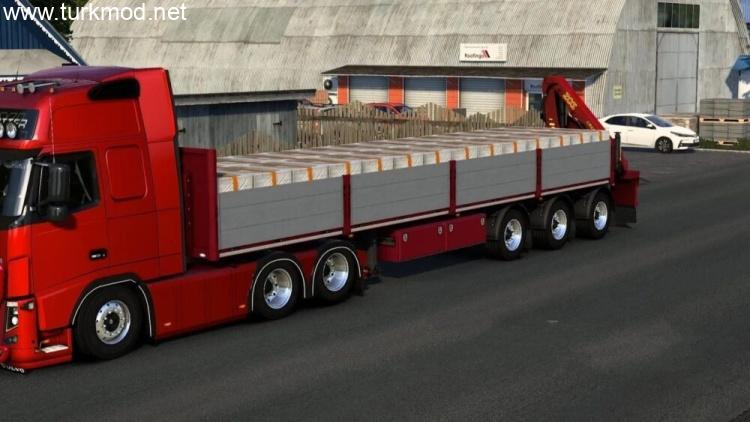 SCS 3 Steer Axle Crane Trailer V1.1