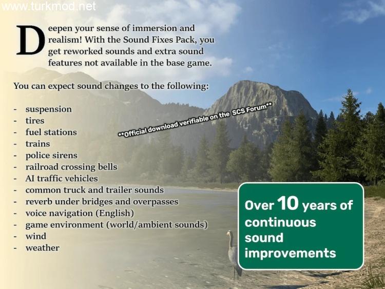 Sound Fixes Pack V26.17.1