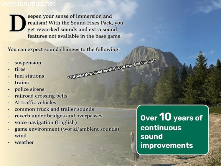 Sound Fixes Pack V26.05