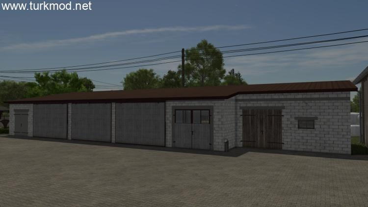 Placeable Concrete Block Garage V1.0.0.1