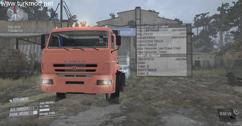 Mudrunner - KamAZ-6522-53 Truck Mudrunner - KamAZ-6522-53 Truck