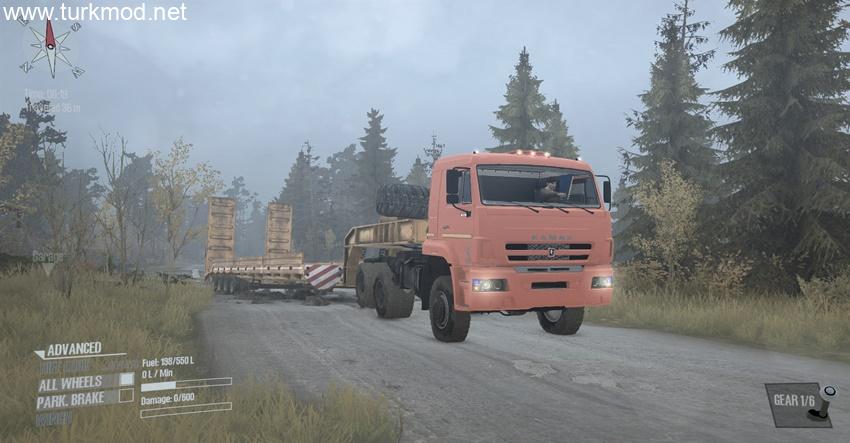 Mudrunner - KamAZ-6522-53 Truck Mudrunner - KamAZ-6522-53 Truck