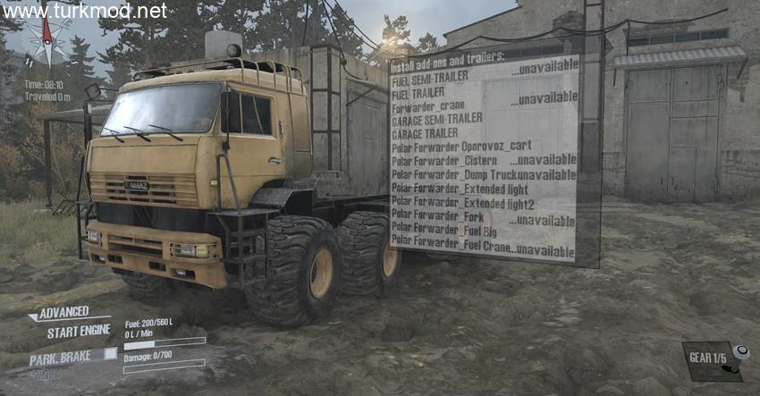 Mudrunner - Kamaz Polar Forwarder – Envelope Mudrunner - Kamaz Polar Forwarder – Envelope